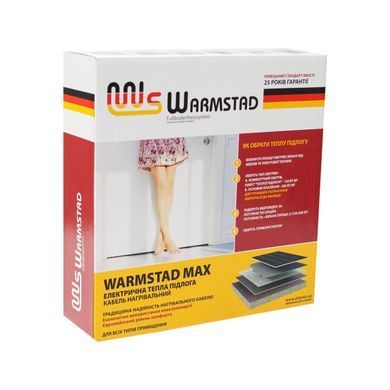 Кабель нагрівальний в комплекті Warmstad Max EcoTWIN-1040-86 W/m